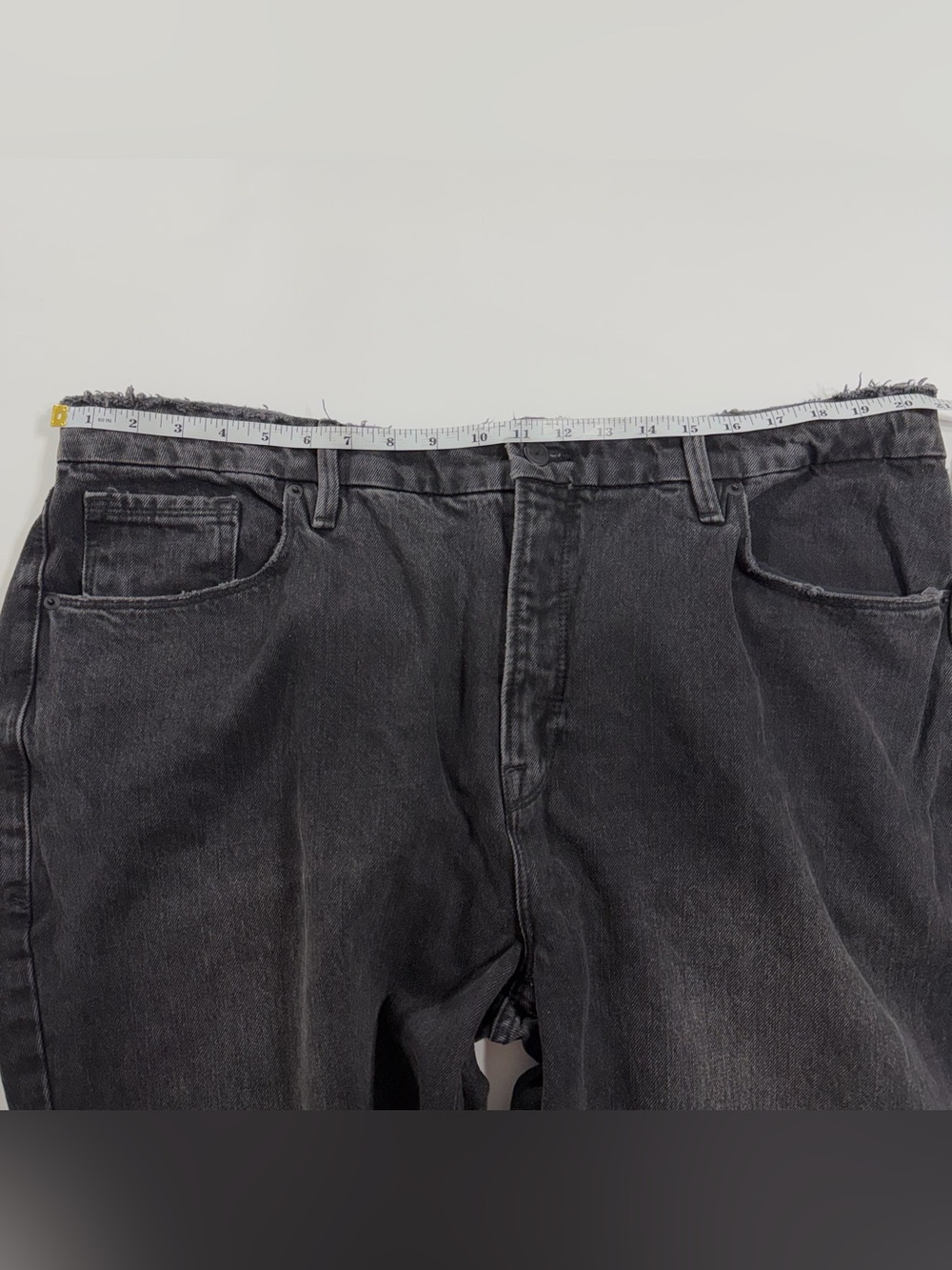 NWT Good American Good ’90s Black Relaxed Straight Jeans 18 - Picture 12 of 12